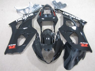 03-04 Black Suzuki GSXR 1000 Motorcycle Bodywork