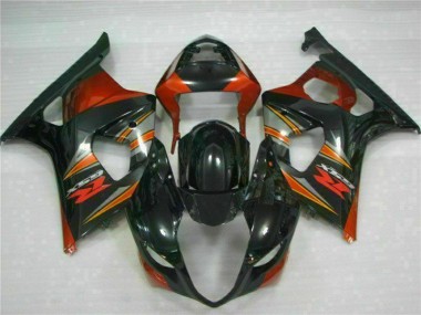 03-04 Black Suzuki GSXR 1000 Motorcycle Fairing Kits