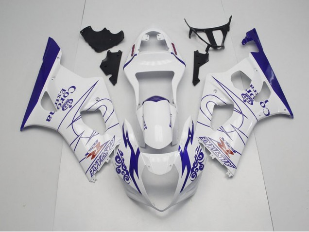 03-04 Blue Whie Corona Suzuki GSXR 1000 Motorcycle Fairings