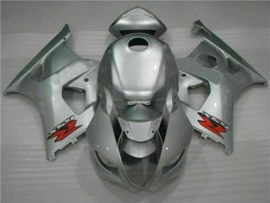 03-04 Silver Suzuki GSXR 1000 Motorcycle Fairing