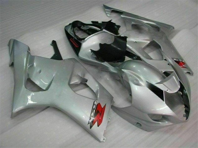 03-04 Silver Suzuki GSXR 1000 Motorcycle Fairings