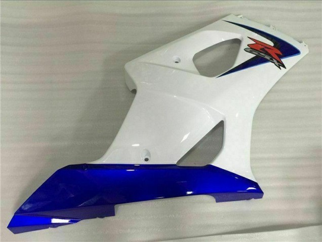 03-04 White Blue Suzuki GSXR 1000 Motorcycle Fairings