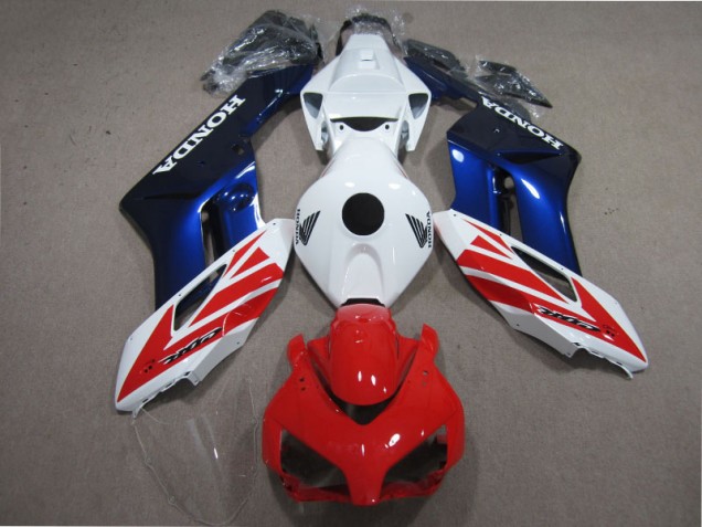 04-05 Blue Red White Honda CBR1000RR Motorcycle Fairings