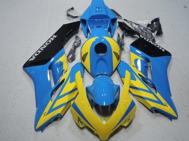 04-05 Blue Yellow Honda CBR1000RR Motorcycle Fairings