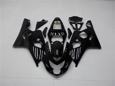 04-05 Glossy Black Suzuki GSXR 600/750 Motorcycle Fairings