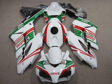 04-05 White Red Castrol Honda CBR1000RR Motorcycle Fairings