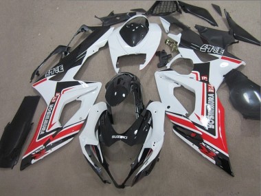 05-06 Black White Red Suzuki GSXR 1000 Motorcycle Fairings