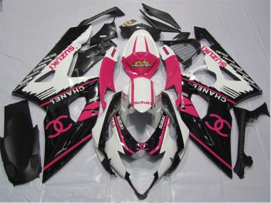 05-06 Pink Chanel Suzuki GSXR 1000 Motorcycle Fairings