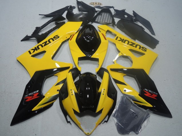 05-06 Yellow Black Suzuki GSXR 1000 Motorcycle Bodywork