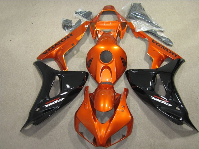 06-07 Black Orange Fireblade Honda CBR1000RR Motorcycle Fairings