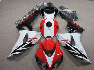 06-07 Black White Red Fireblade Honda CBR1000RR Motorcycle Fairings