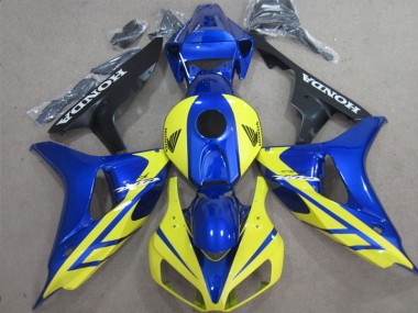 06-07 Blue Yellow Honda CBR1000RR Motorcycle Fairing