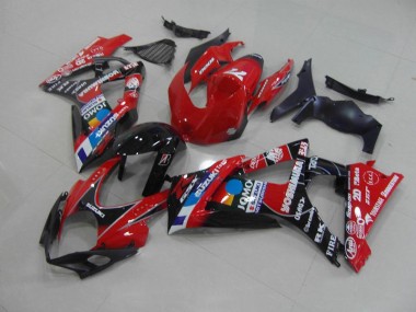 07-08 Red Suzuki GSXR 1000 Motorcycle Fairings