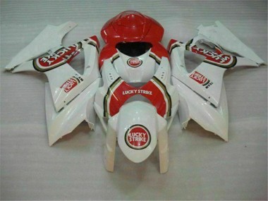 07-08 Red White Suzuki GSXR 1000 Motorcycle Fairings