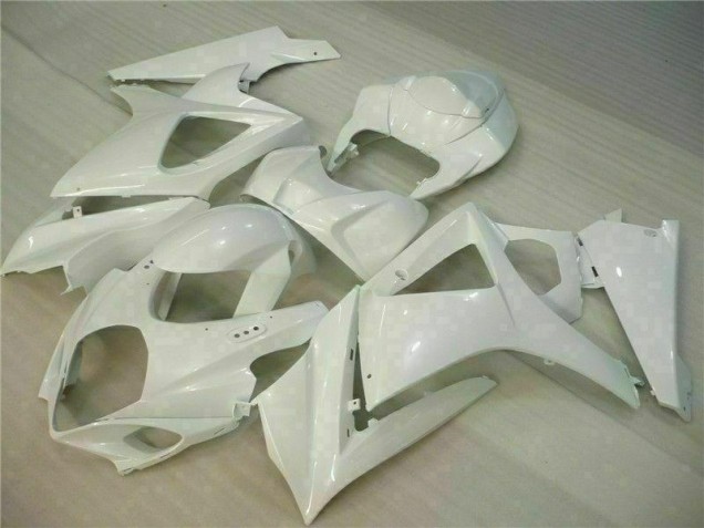 07-08 White Suzuki GSXR 1000 Motorcycle Fairings