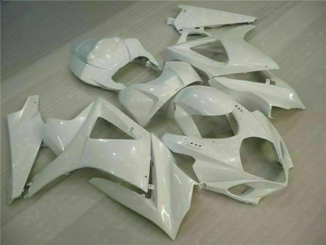 07-08 White Suzuki GSXR 1000 Motorcycle Fairings