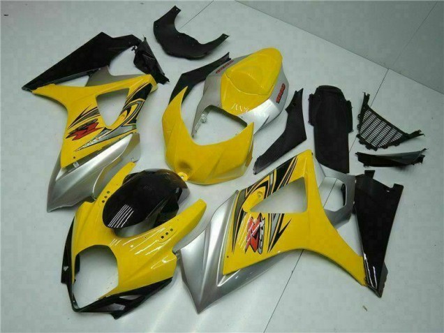 07-08 Yellow Suzuki GSXR 1000 Motorcycle Bodywork