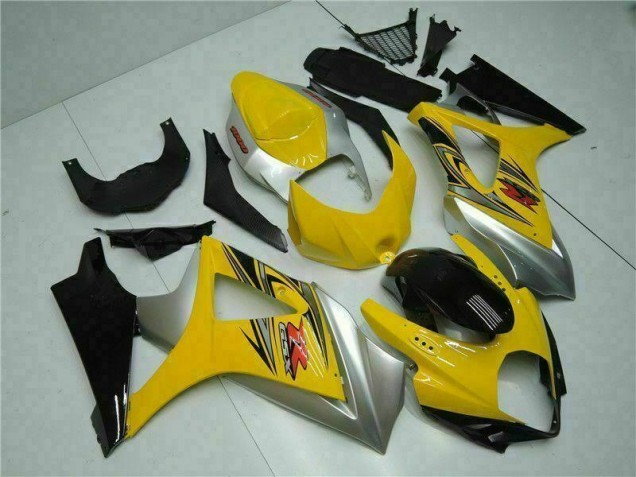 07-08 Yellow Suzuki GSXR 1000 Motorcycle Bodywork