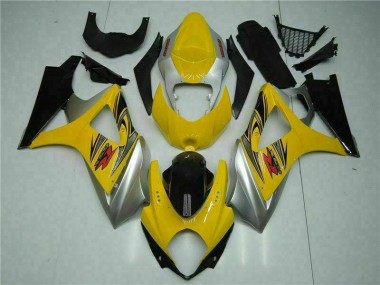 07-08 Yellow Suzuki GSXR 1000 Motorcycle Bodywork