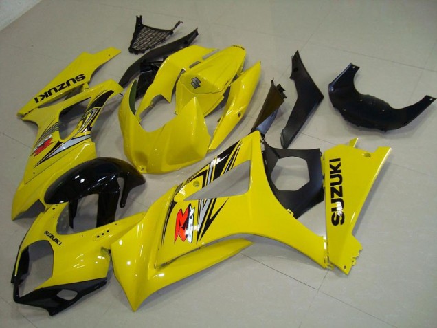 07-08 Yellow Suzuki GSXR 1000 Motorcycle Fairings