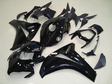 08-11 Glossy Black Chrome Decals Honda CBR1000RR Motorcycle Fairings