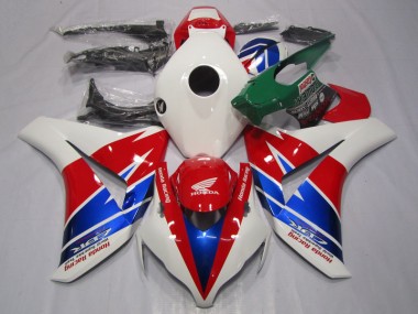 08-11 Red White Blue Honda CBR1000RR Motorcycle Fairing