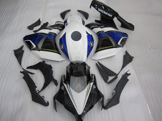 08-11 White Black Blue Honda CBR1000RR Motorcycle Fairings