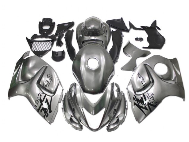 08-19 Grey Suzuki GSXR 1300 Hayabusa Motorcycle Fairings