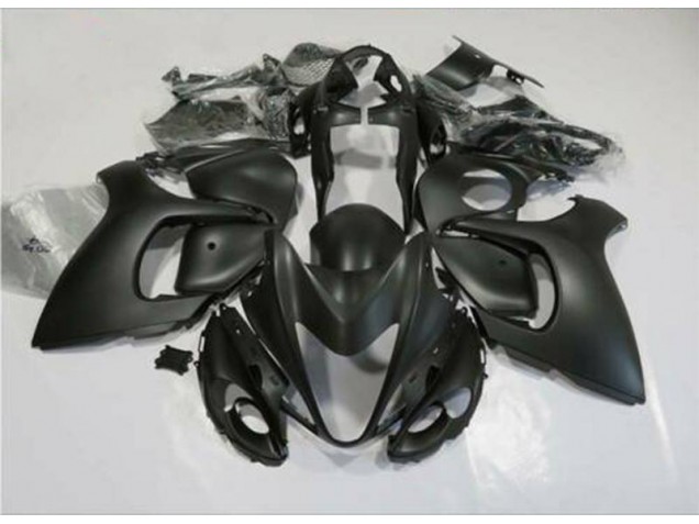 08-19 Matte Black Suzuki GSXR 1300 Hayabusa Motorcycle Fairings