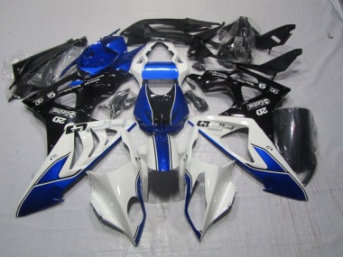 09-14 Blue White BMW S1000RR Motorcycle Fairing