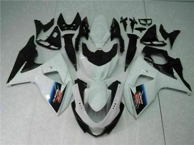 09-16 White Black Suzuki GSXR 1000 Motorcycle Bodywork