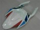 09-16 White Suzuki GSXR 1000 Motorcycle Fairings