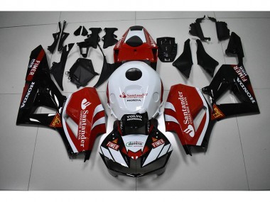 12-16 Black White Red Santander Honda CBR1000RR Motorcycle Fairings