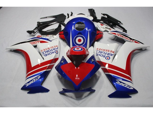 12-16 Blue Red Royal Air Force Reserves Honda CBR1000RR Motorcycle Fairings