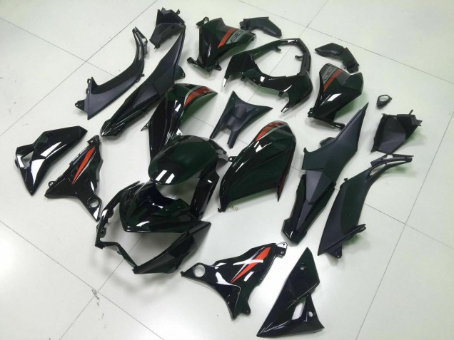 13-16 Black Kawasaki Z800 Motorcycle Fairings