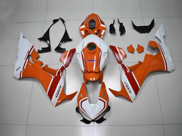 17-20 Orange White HRC Honda CBR1000RR Motorcycle Fairings