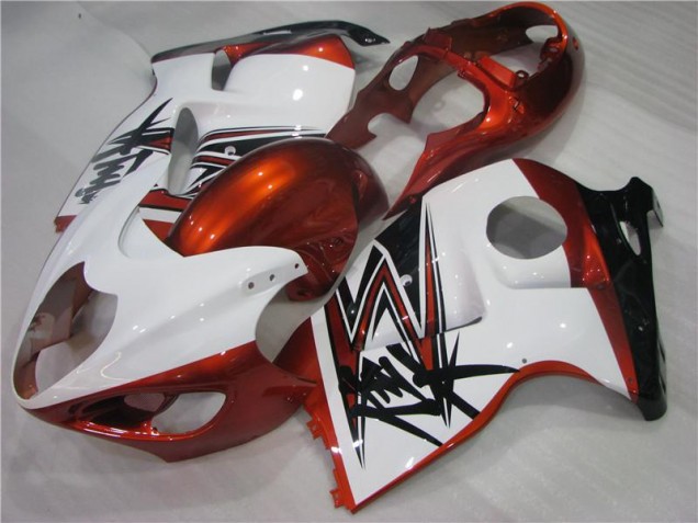 96-07 Orange White Black Suzuki GSXR 1300 Hayabusa Motorcycle Fairings